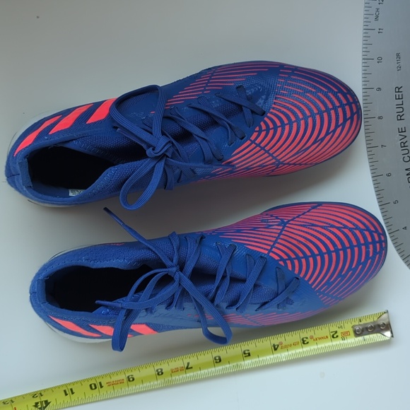 Adidas Predator men\'s 9.5 sneakers blue white laces main image 16